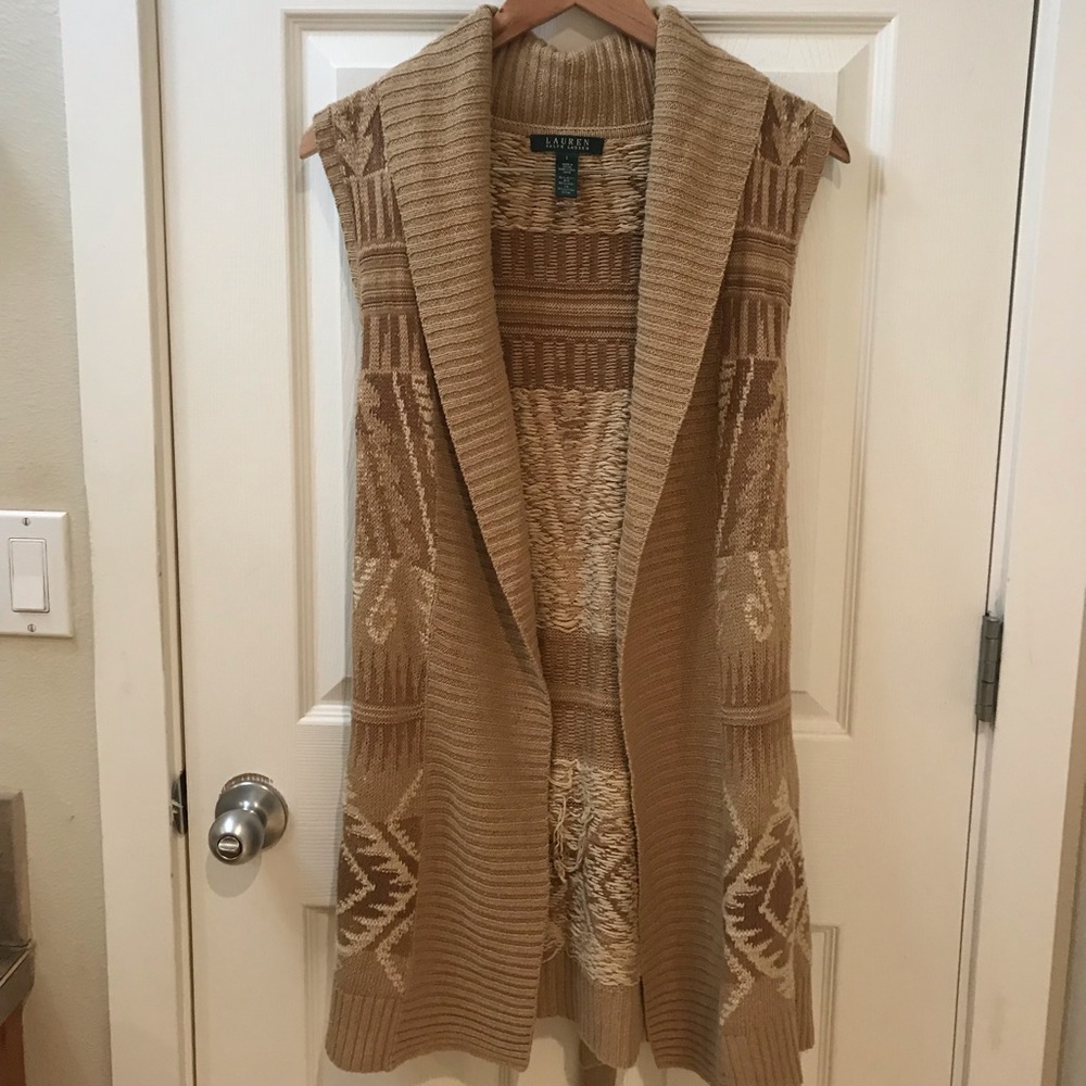 Lauren Ralph Lauren long sweater vest